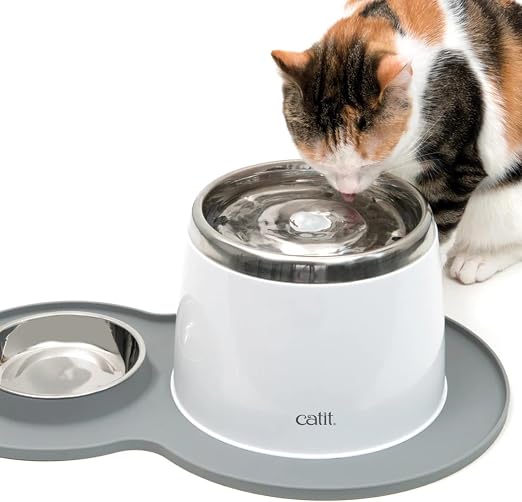 Catit Peanut Placemat Grey - Medium
