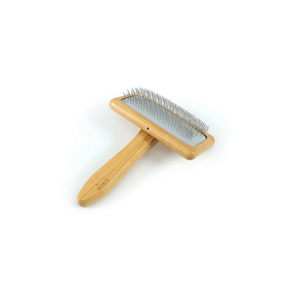 M-Pets Bamboo Slicker Brush M