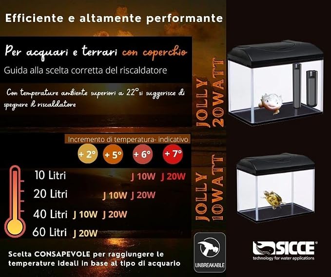 Sicce Jolly 20W Mini Heater