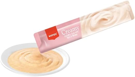 Wanpy Creamy Lickable Cat Treats - Tuna & Shrimp (14g x 25pc)