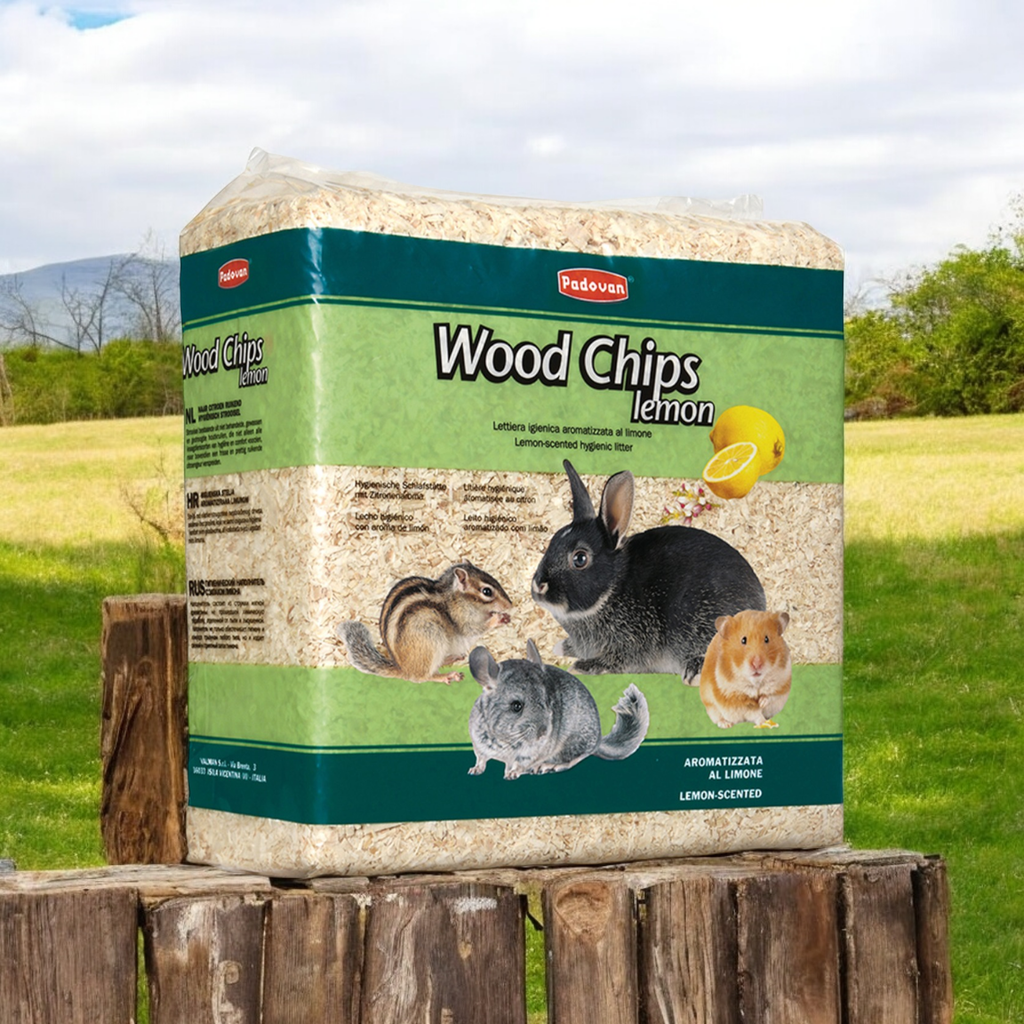 Padovan Wood Chips Lemon [Weight - 1kg, Size - 14L]
