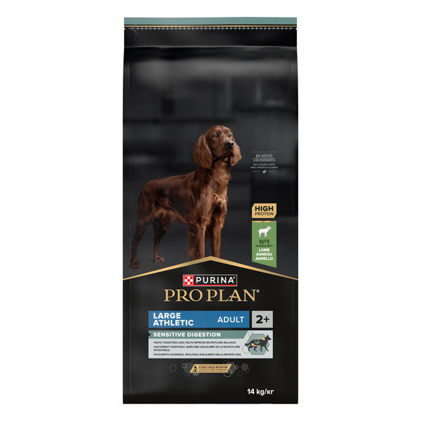 Pro Plan Large Athletic Adult Sensitive Digestion, Dry Dog Food with Lamb, 14 kg