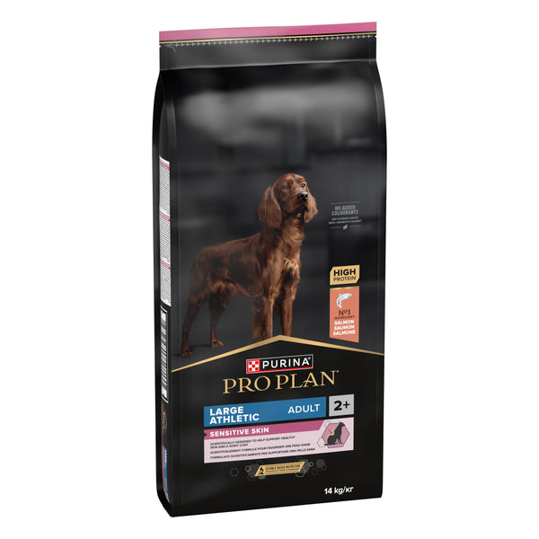 Pro Plan Large Athletic Adult Sensitive Skin, Dry Dog Food with Salmon, 14 kg