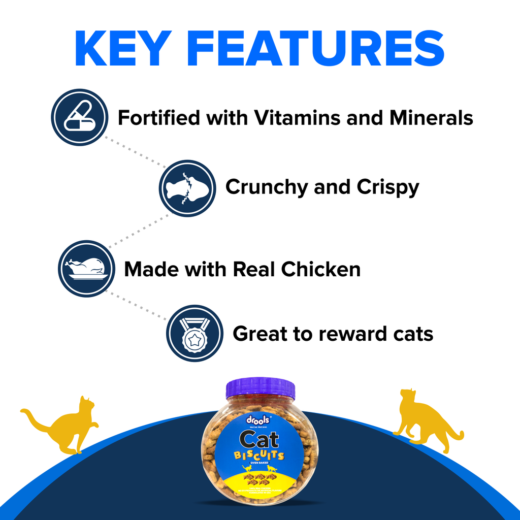 Drools Cat Biscuit 400gm