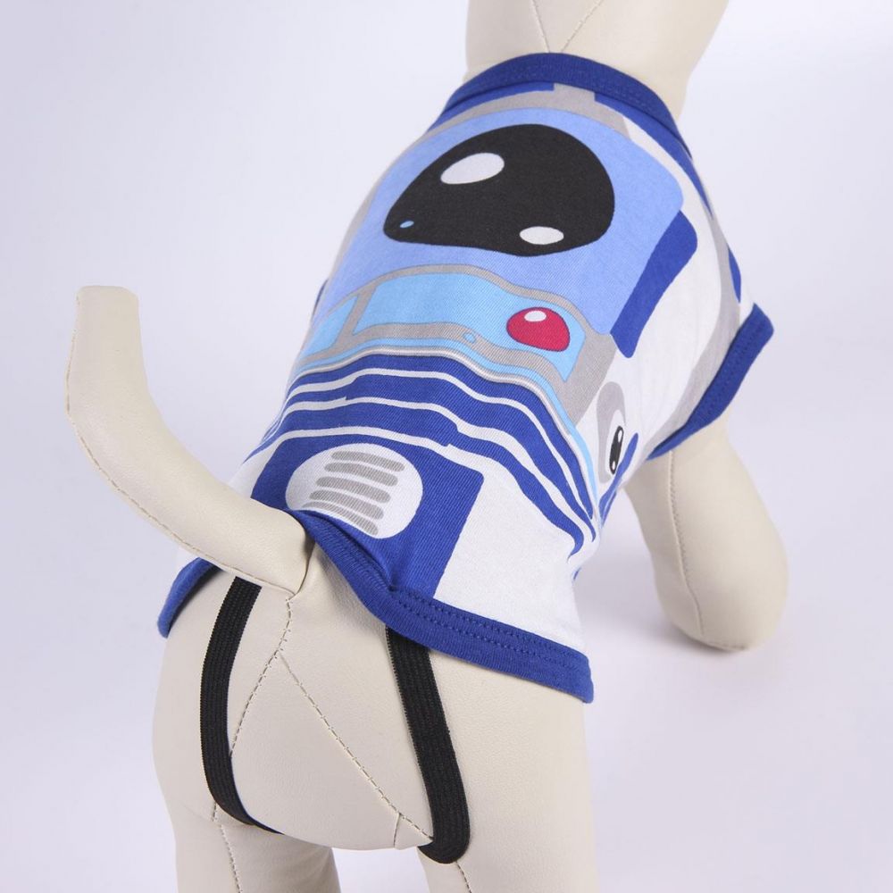 Dog T-Shirt Single Jersey Star Wars R2-D2- Small