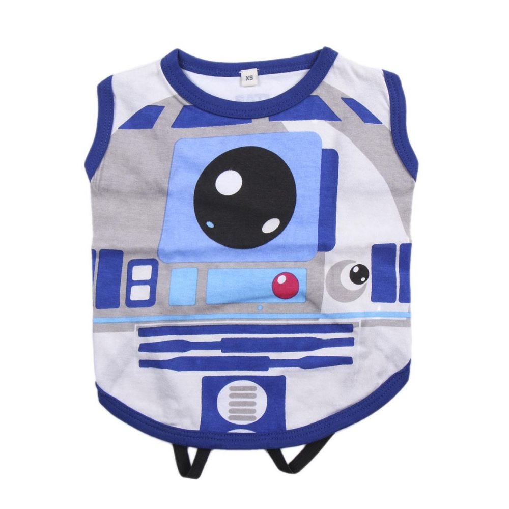 Dog T-Shirt Single Jersey Star Wars R2-D2- Medium
