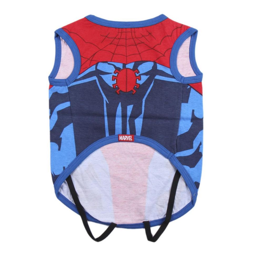 Dog T-Shirt Single Jersey Spiderman-XXS