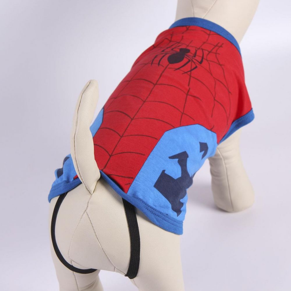 Dog T-Shirt Single Jersey Spiderman-XXS