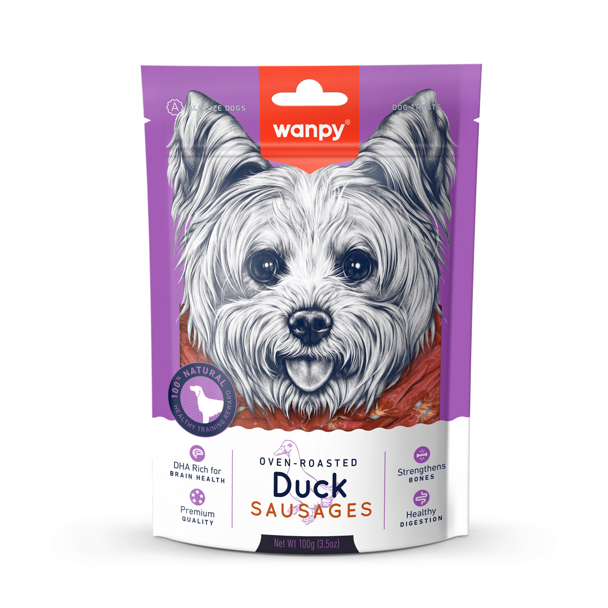 Wanpy Duck Sausages 100G