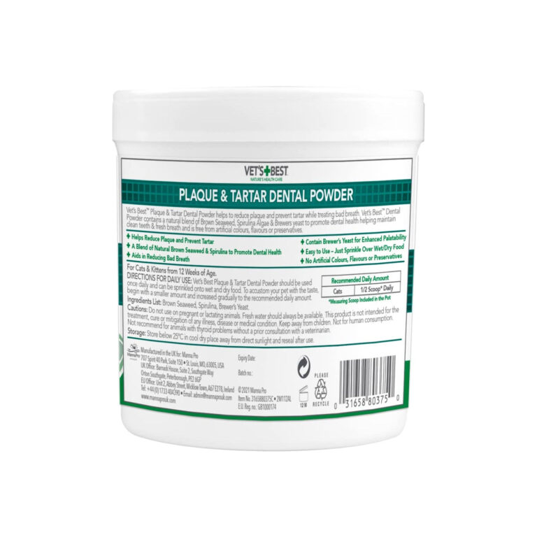 Vet’S Best Advanced Dental Powder For Cats – 45G