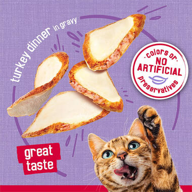 Purina Friskies Prime Fillet Cat Wet Food Turkey & Cheese 55oz - Pack of 24