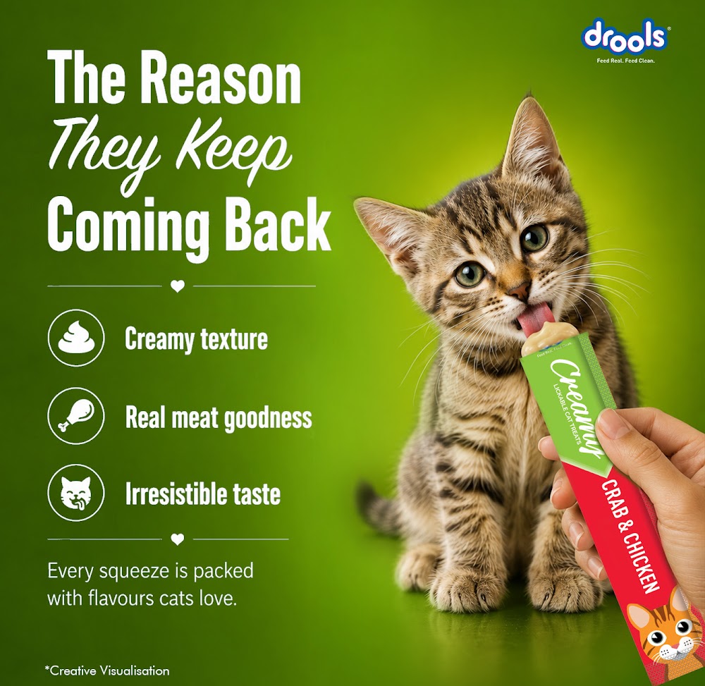 Drools Creamy Crab & Chicken (5x15g)