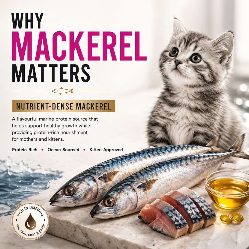 Signature Grain Zero Ocean Fish, Sardine, and Mackerel Kitten Dry Cat Food 1.2kg