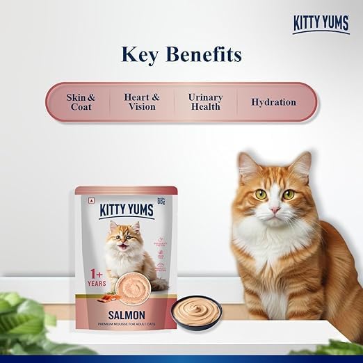 Kitty Yums SalmonMousseCat 80gm (5+1)pc
