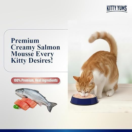 Kitty Yums SalmonMousseCat 80gm (5+1)pc