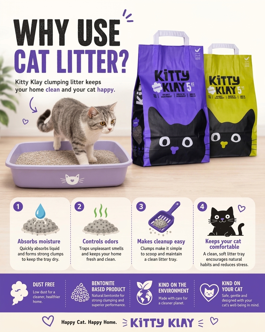 Kitty Klay Bentonite Clumping Cat Litter - Citrus 10Kg