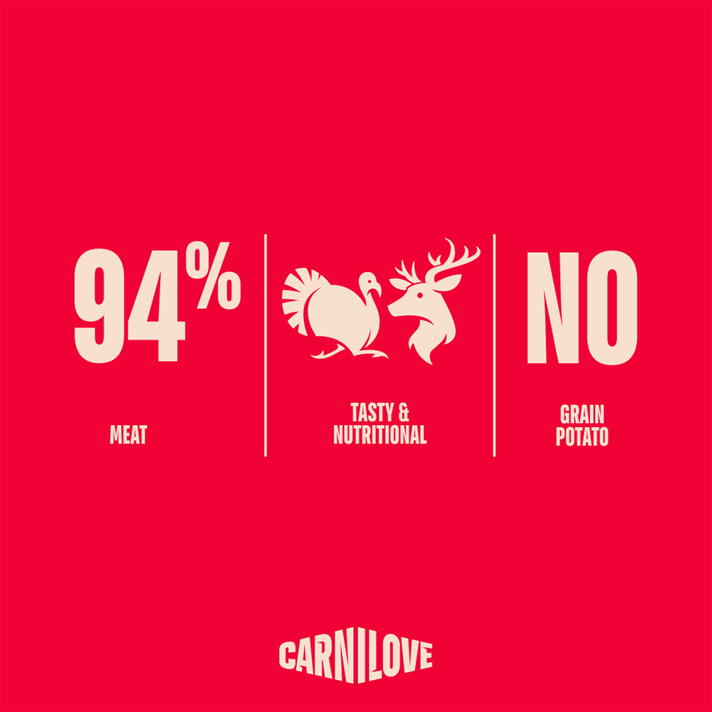 Carnilove Freeze-Dried Raw Snacks Venison & Turkey 60g