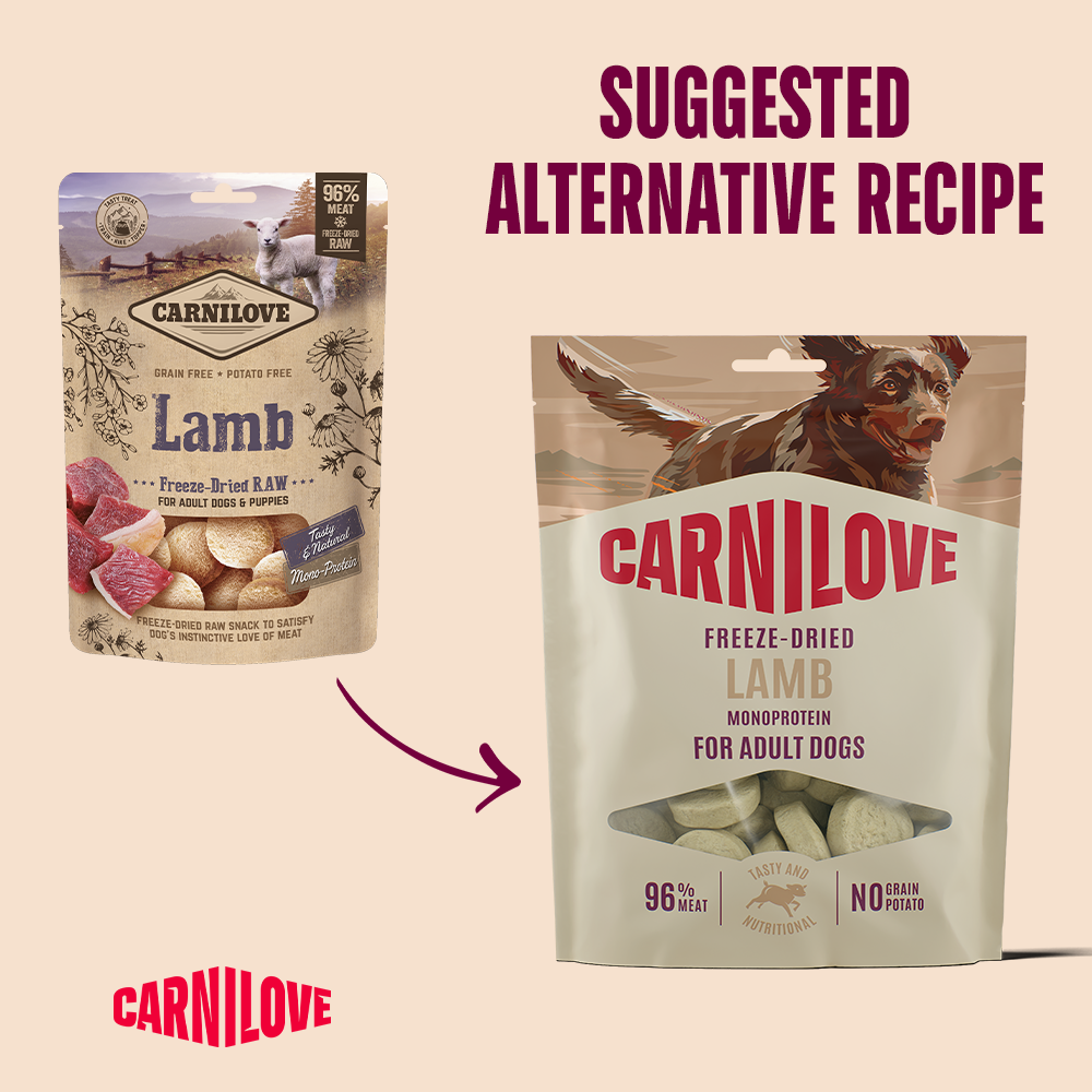 Carnilove Freeze-Dried Raw Snacks Lamb 60g