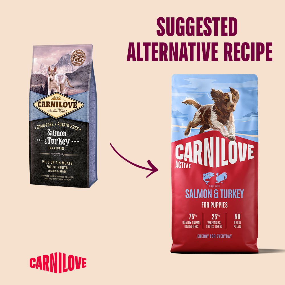 Carnilove Salmon & Turkey for Puppies 12kg