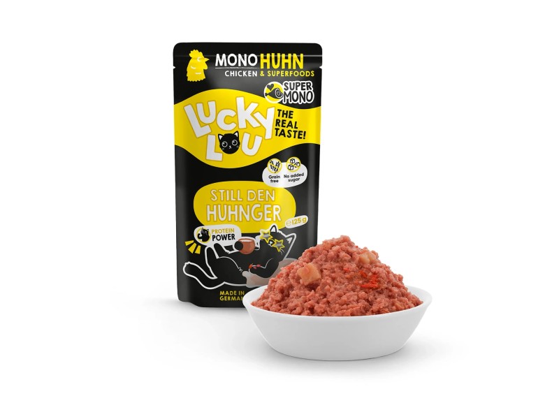 Lucky Lou SuperMono Chicken Wet Cat Food (125 g)