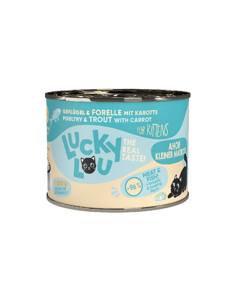 Lucky Lou Lifestage Kitten Multipack Wet Cat Food (6 x 200 g)