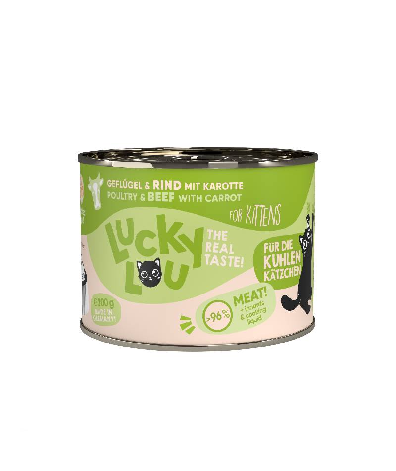 Lucky Lou Lifestage Kitten Multipack Wet Cat Food (6 x 200 g)