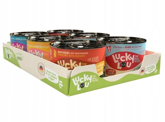 Lucky Lou Lifestage Adult Tasty-Mix Wet Cat Food (6 x 200 g)