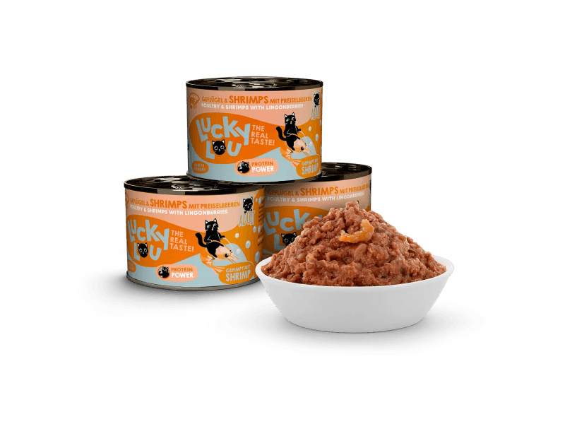 Lucky Lou Lifestage Adult Poultry & Shrimps Wet Cat Food (200 g)