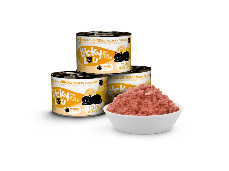 Lucky Lou Lifestage Sterilized Poultry & Beef Wet Cat Food (200 g)