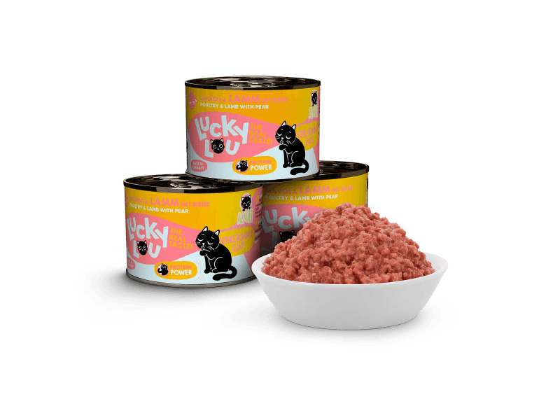 Lucky Lou Lifestage Adult Poultry & Lamb Wet Cat Food (200 g)