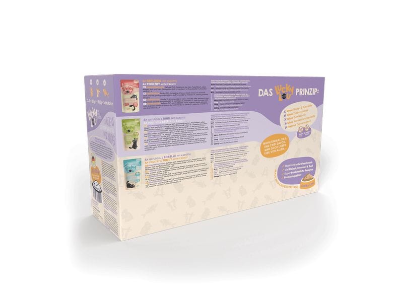 Lucky Lou Lifestage Kitten Multipack Wet Cat Food (12 x 125 g)