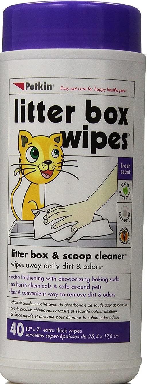 Petkin Litter Box Wipes