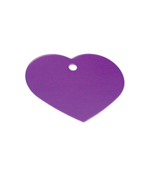 Imarc Pet Tag Heart Large Purple