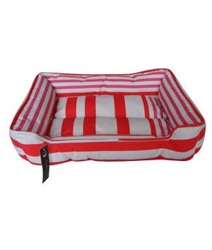 Nutrapet Cat Bed Barcode Red Stripe 52*42*10