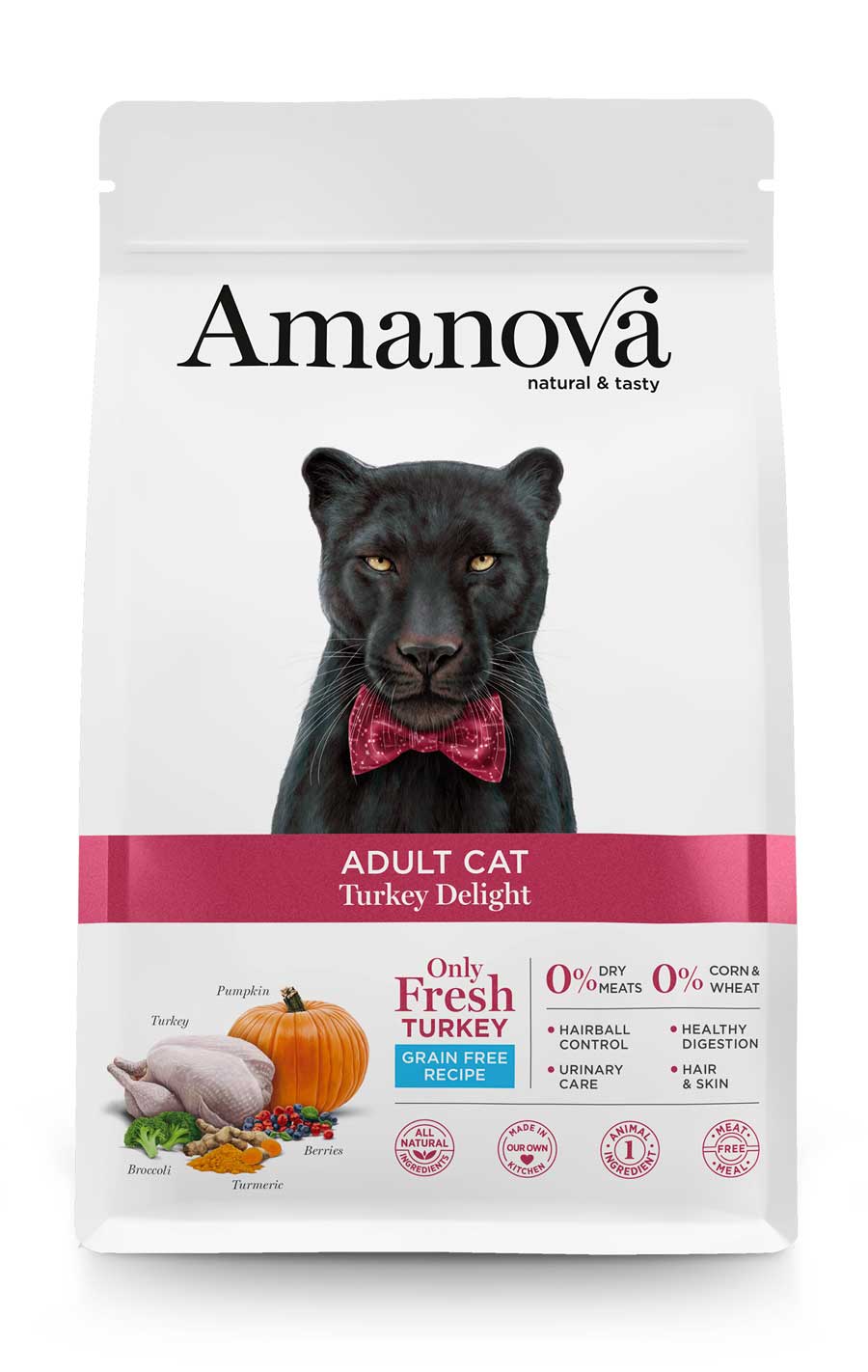 Amanova Grain Free  Adult Cat Turkey Delight 1,5kg