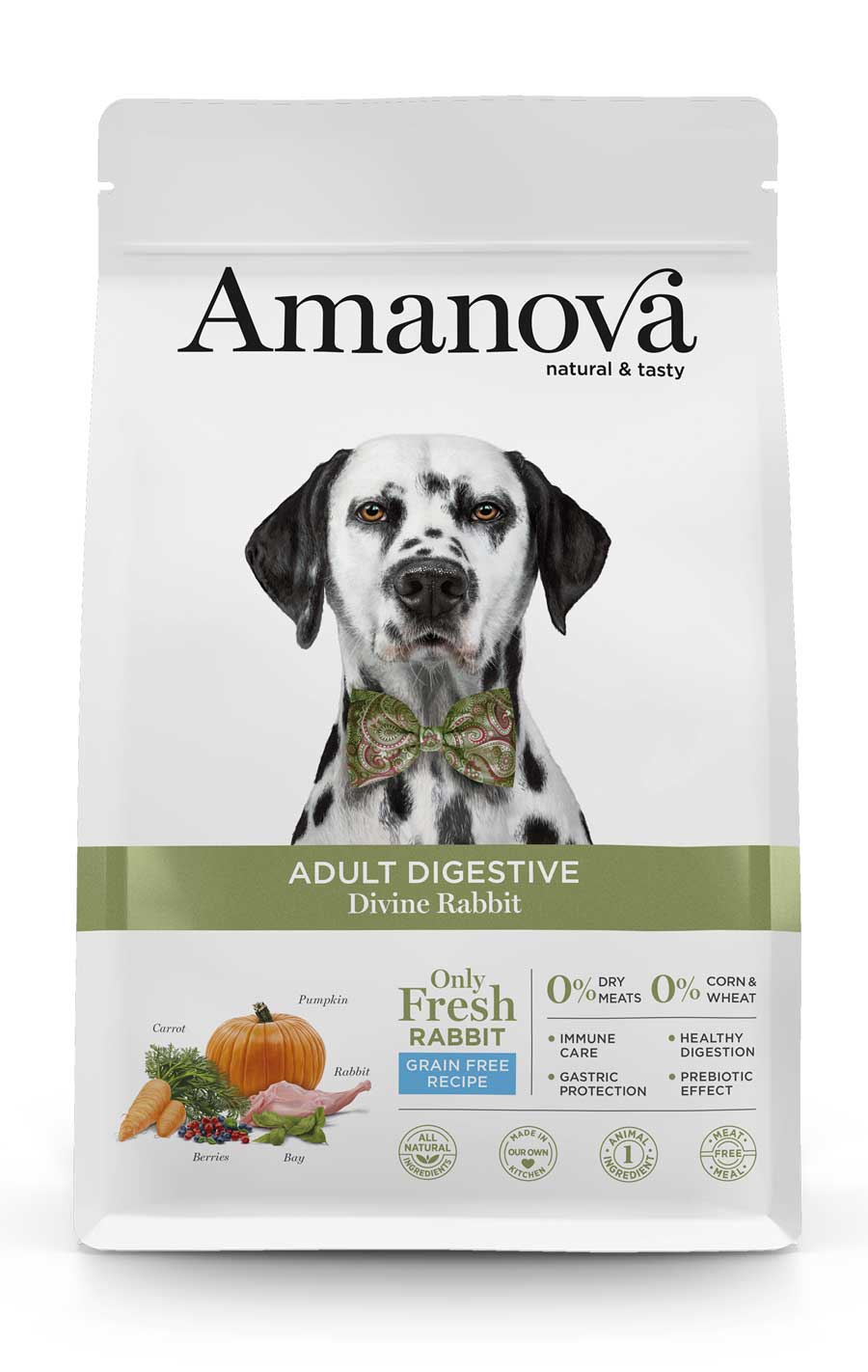Amanova Grain Free Adult Dog Digestive Divine Rabbit 10kg