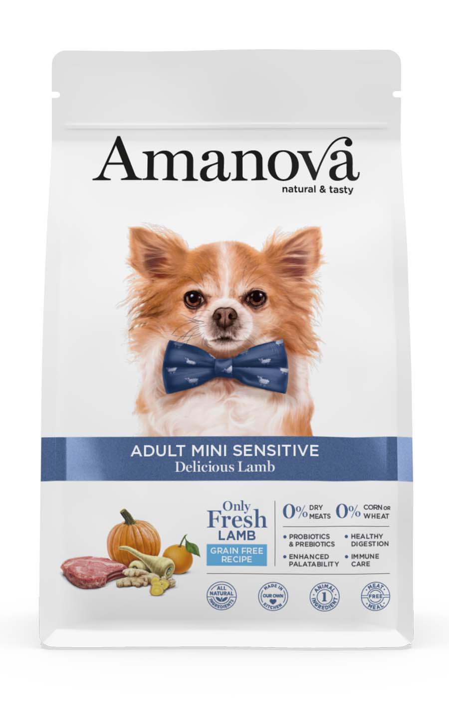 Amanova Grain Free Adult Mini Sensitive Dog Delicious LAmanovab 2kg