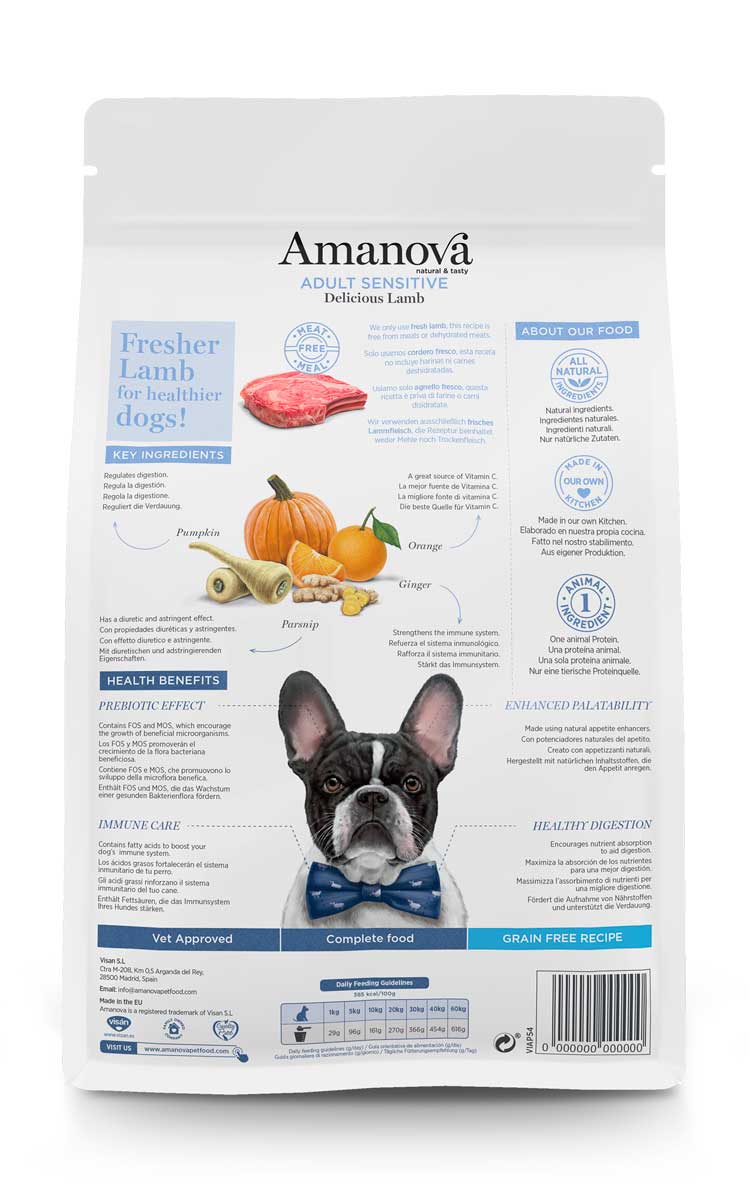 Amanova Grain Free Adult Sensitive Dog Delicious LAmanovab 2kg