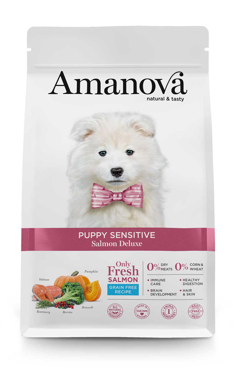 Amanova Grain Free Puppy Sensitive Salmon Deluxe 7kg