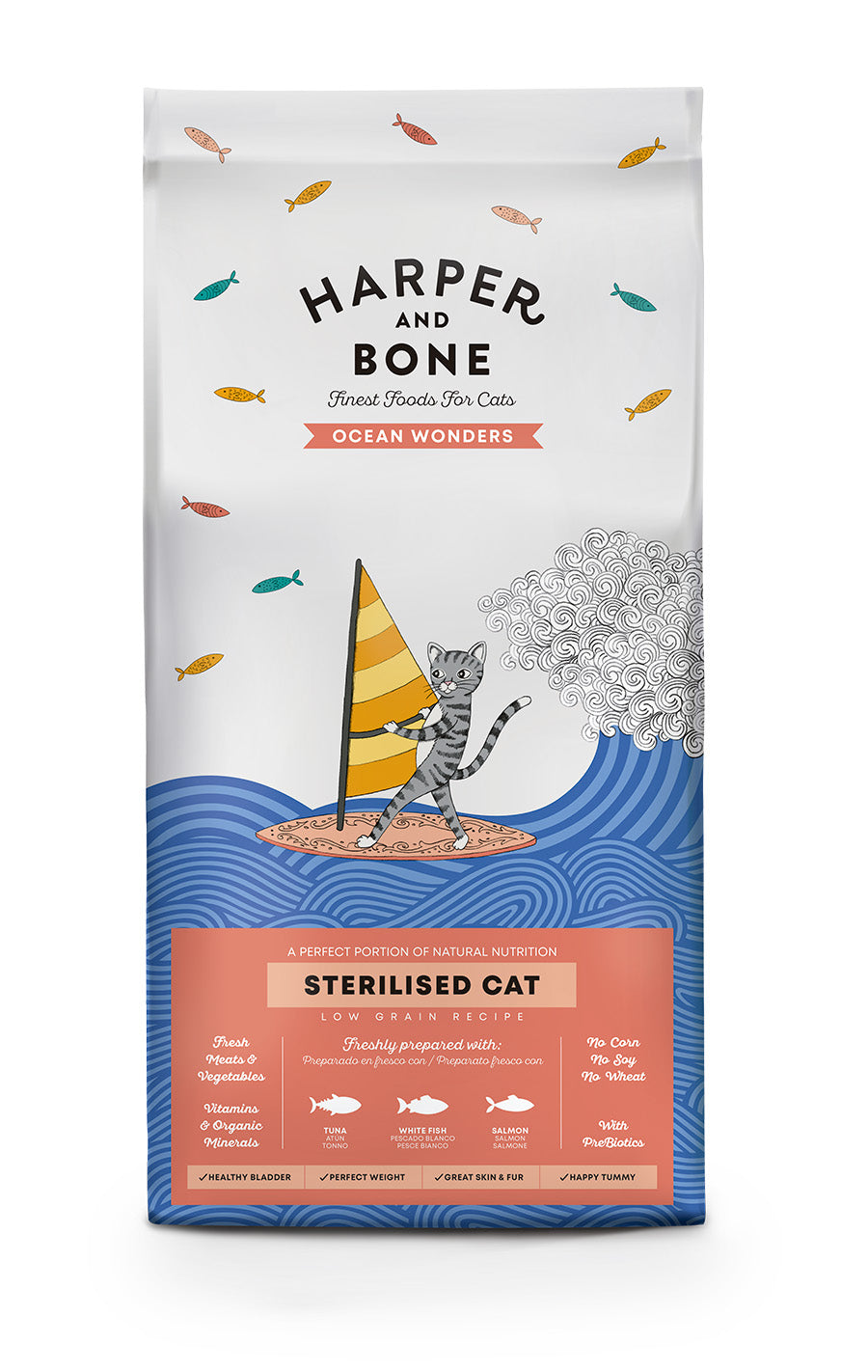 Harper and Bone Cat Sterilised Ocean Wonders 2kg