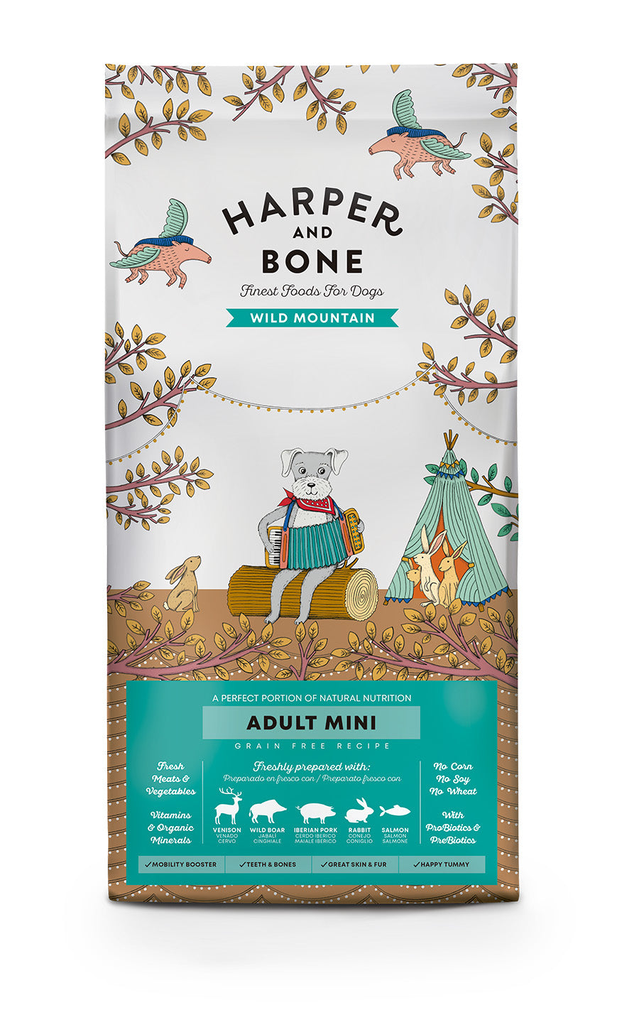 Harper and Bone Grain Free Adult Dog Mini Wild Mountain 2kg