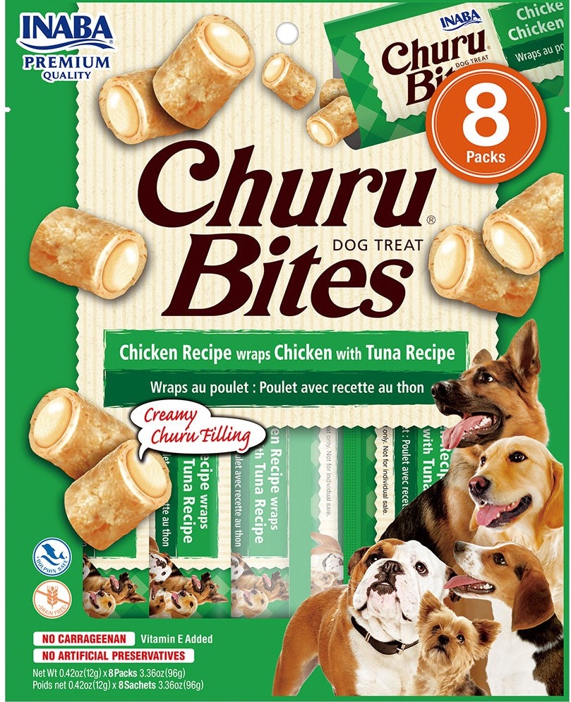 Inaba Churu Chicken Recipe Wraps Chicken With Tuna Recipe 96g 8 Sticks Per Pack