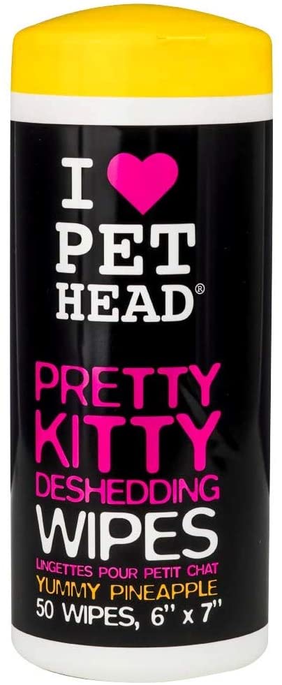 Pet Head Tphc4 Pretty Kitty Wipes 50Pk Pineapple De Shed Wipes