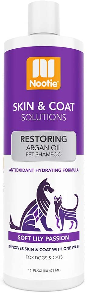 Nootie Restoring Argan Oil Shampoo Soft Lilly Passion 16Oz