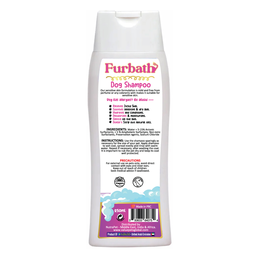 Photo inspiration: Shampoo For Sensitive Skin Dogs With Allergies Reference: Furbath Sensitive Skin Shampoo For Sensitive Dogs With Any Allergies