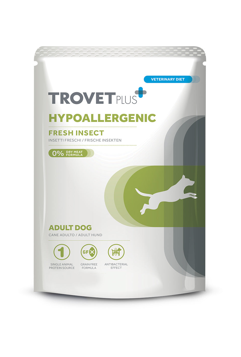 Trovet Insect Trovet Plus Pouch Dog Hypoallergenic Insect Veterinary Diets Wet Food 300g
