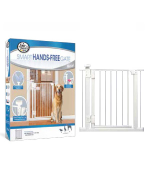 Four Paws Metal Foot Release Dog Gate, 30-34 x 32 and