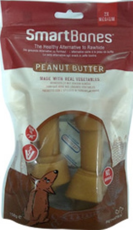 Smartbones Peanut Butter Medium 2 Pk  ( Expiry Date: 10/03/2024 )