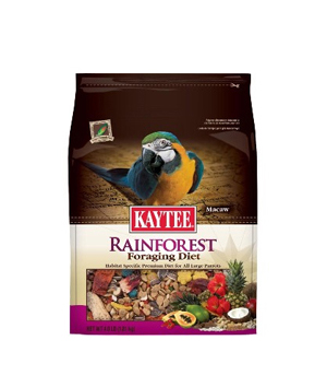 Kaytee Foraging Rainforest Macaw Parrt 4Lb (1.18kgs)