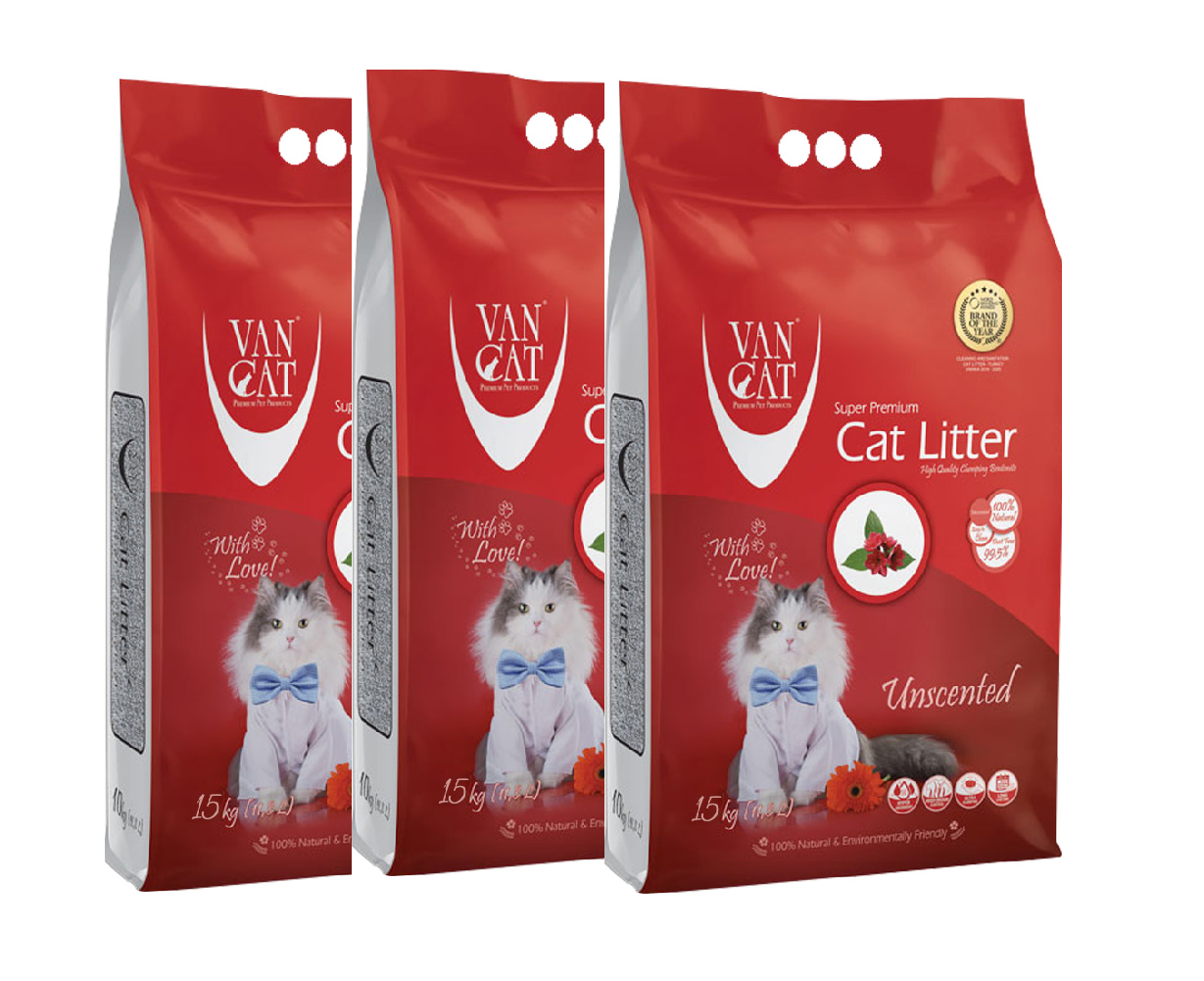 Van Cat White Clumping Compact Natural 15Kg